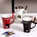130ML European Candle Cup Cheese Chocolate Melting Ceramic Mug Heating Food Ceramic Mug